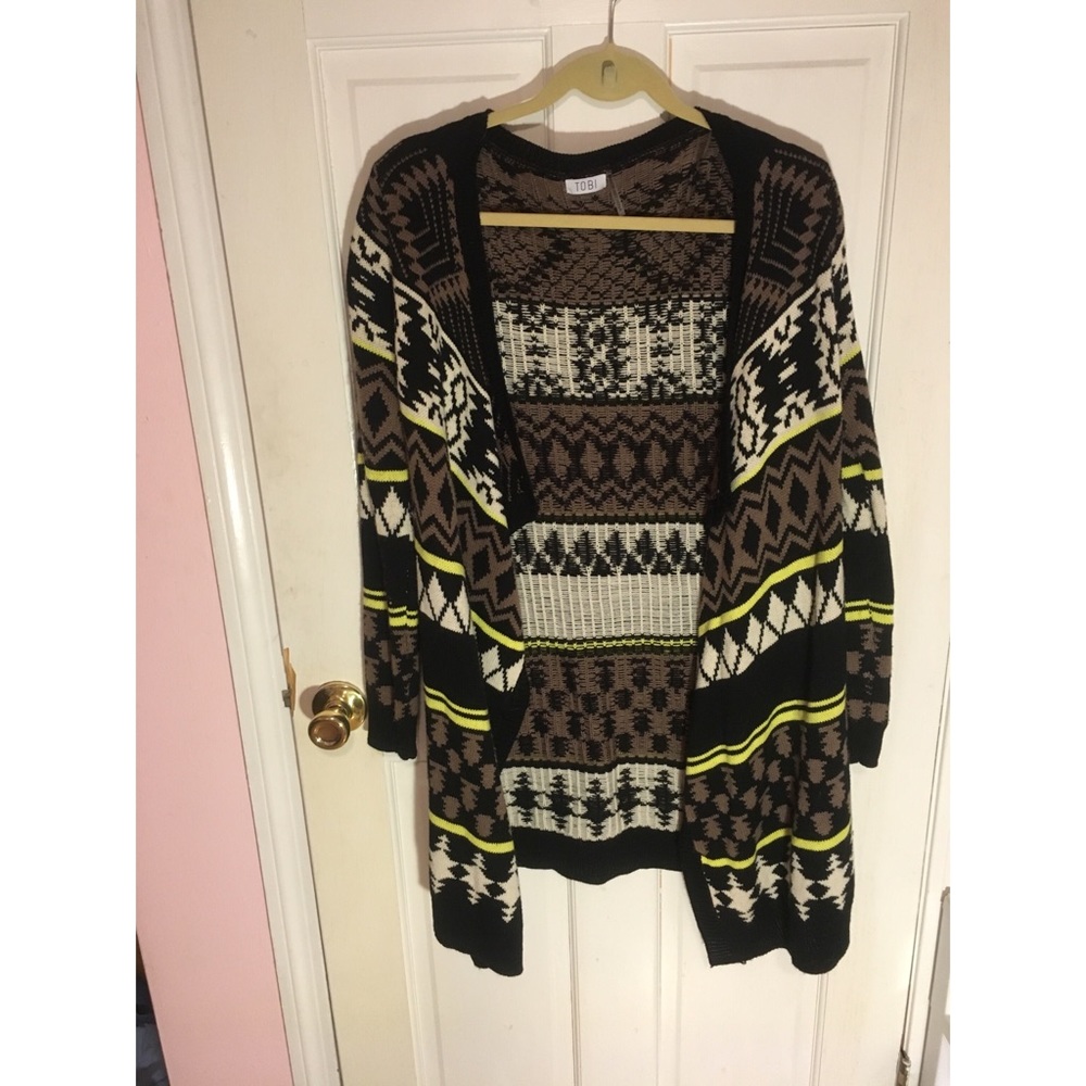Aztec Print Sweater